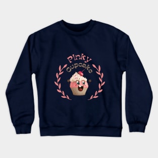 Pinky Cupcake Crewneck Sweatshirt